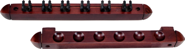 Standard 6 Clip Wall Rack - Wine Standard 6 Clip Wall Rack - Wine